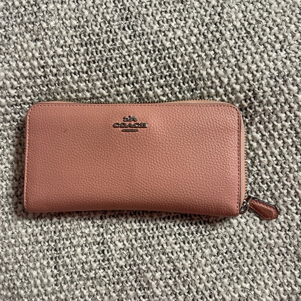 Pink Coach Wallet